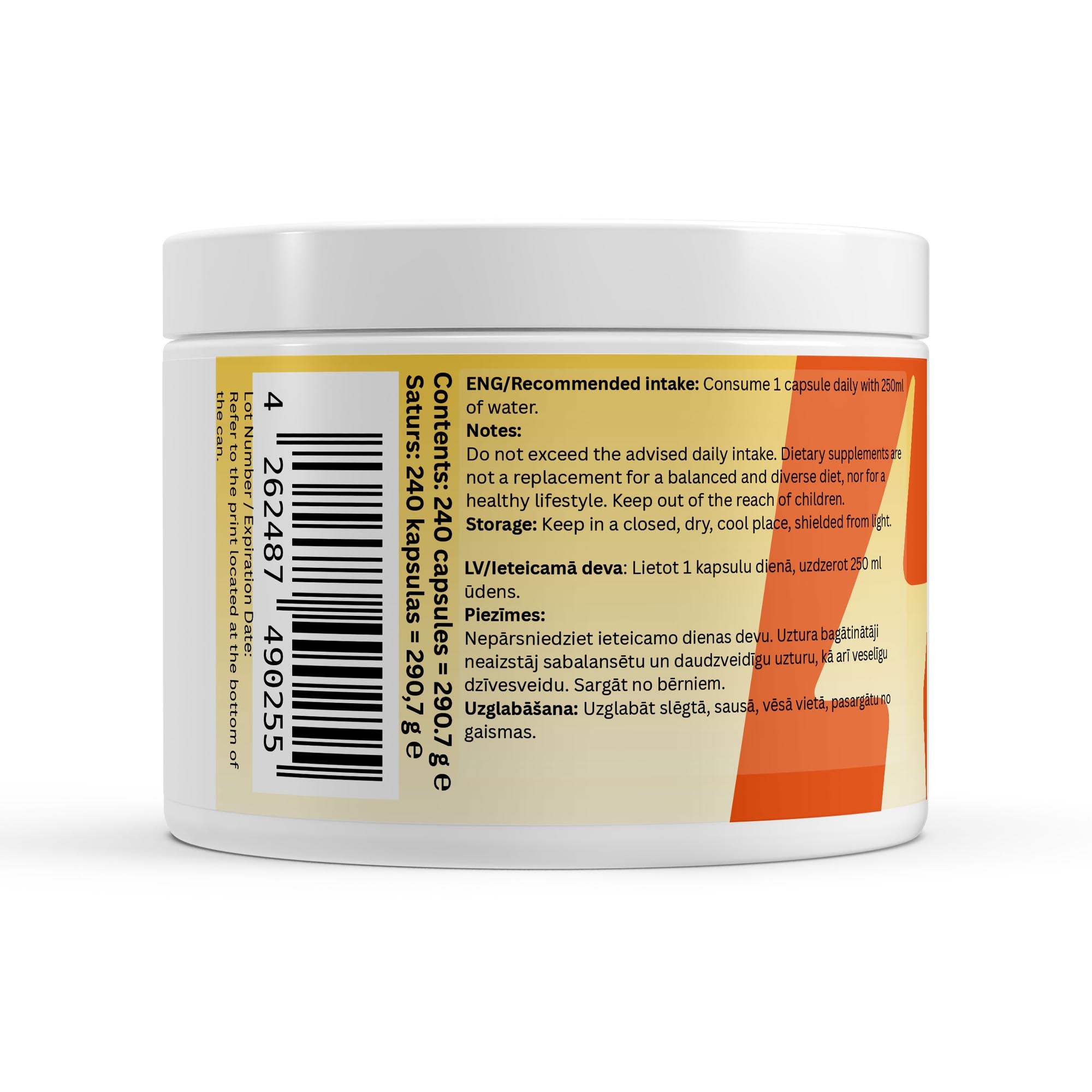 Buffered Vitamin C – 240 Caps | Immune, Stomach & Energy Support - NorysForge