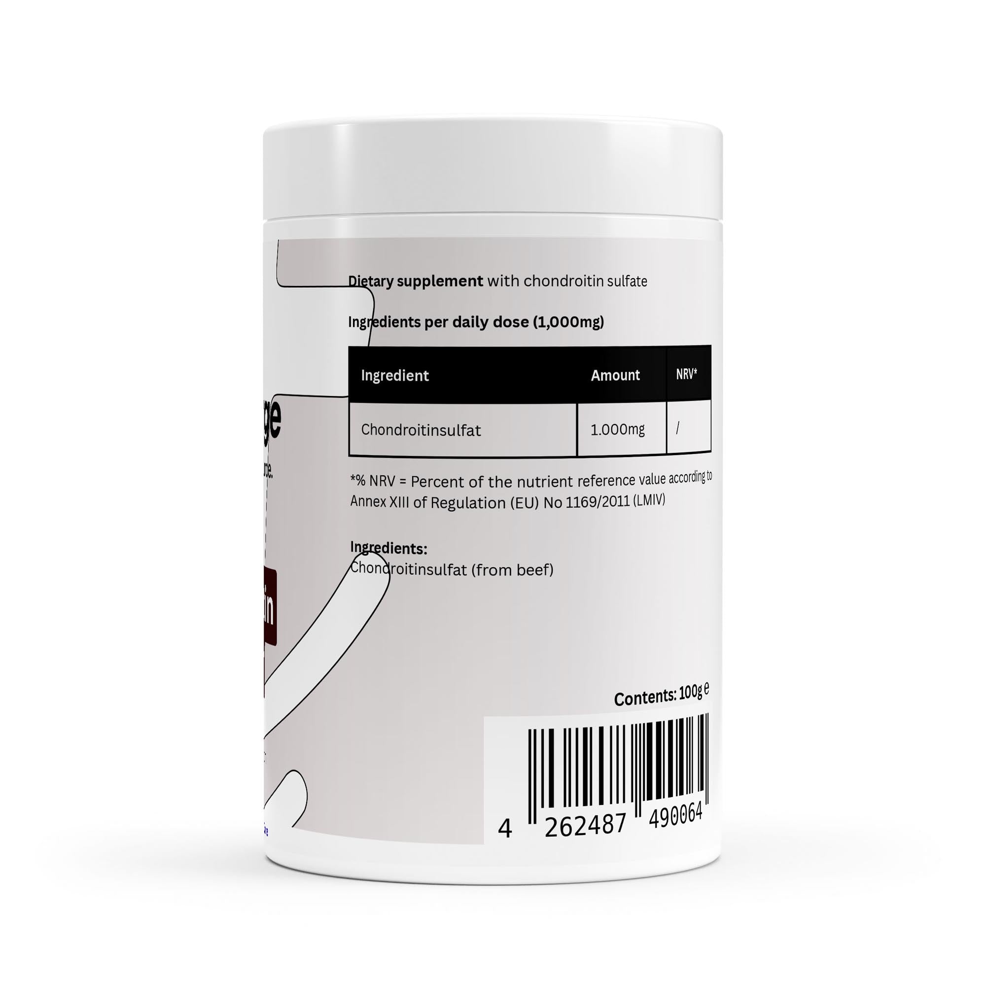 Chondroitin Powder | 100g | Joint Mobility & Flexibility Support - NorysForge
