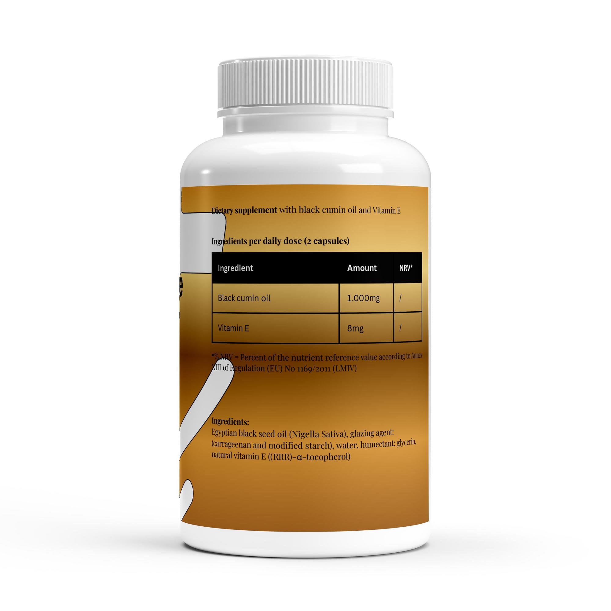 Egyptian Black Seed Oil | 240 Vegan Softgels with Vitamin E - NorysForge