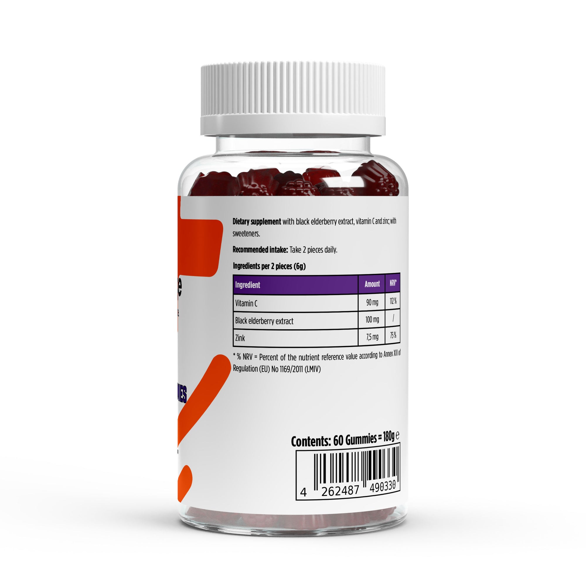 Elderberry + Vitamin C + Zinc Gummies | 60 Immune Support Gummies - NorysForge