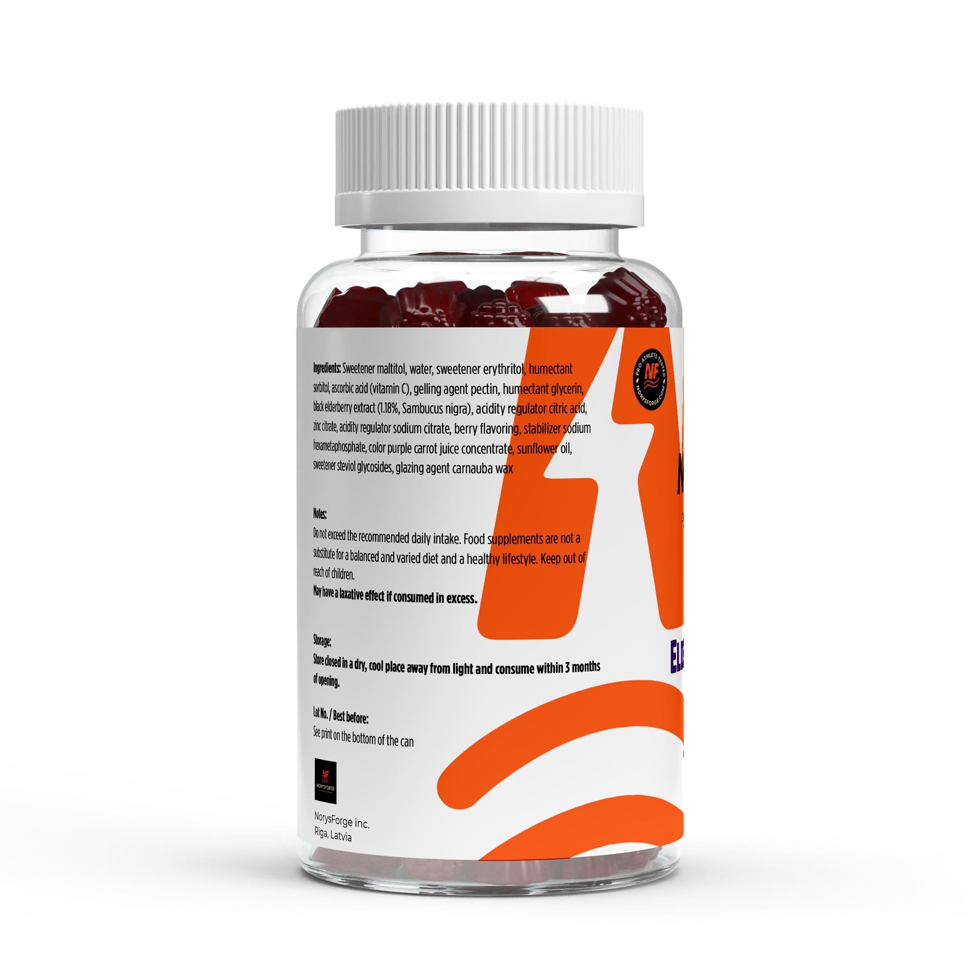 Elderberry + Vitamin C + Zinc Gummies | 60 Immune Support Gummies - NorysForge