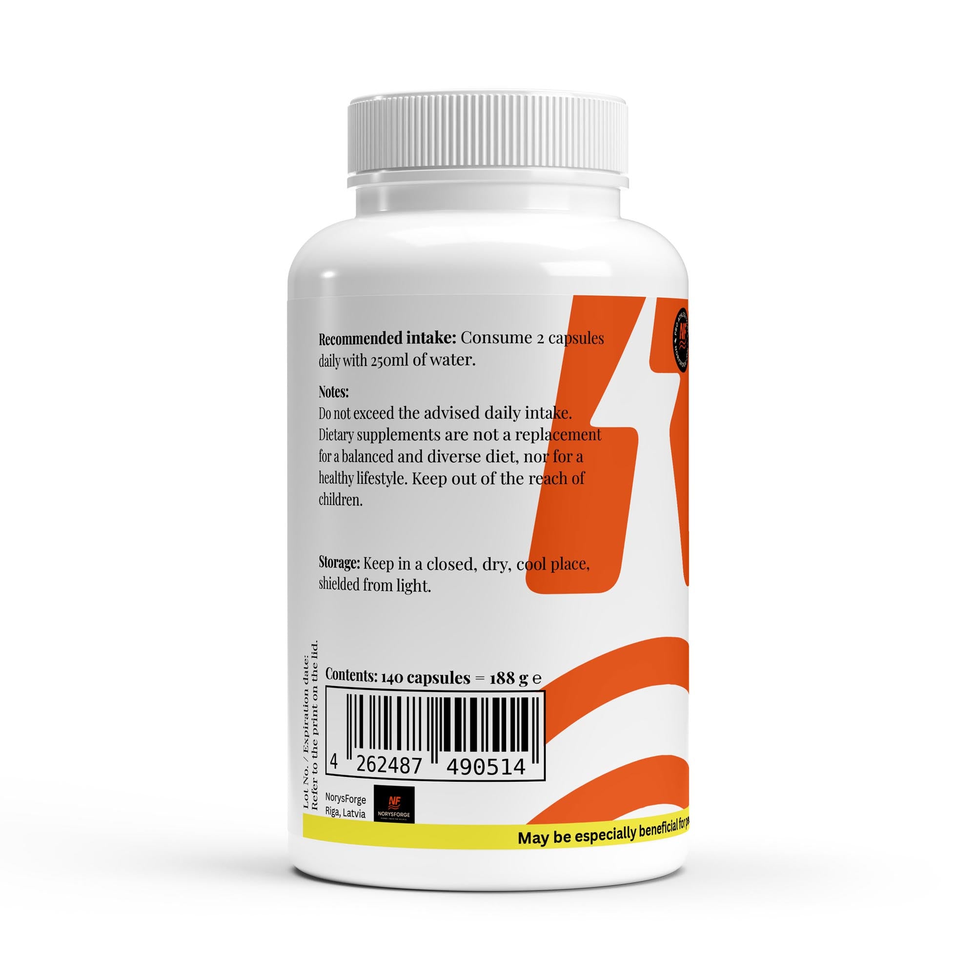 Enhanced Omega-3  | 140 Softgels for Heart & Brain Health - NorysForge
