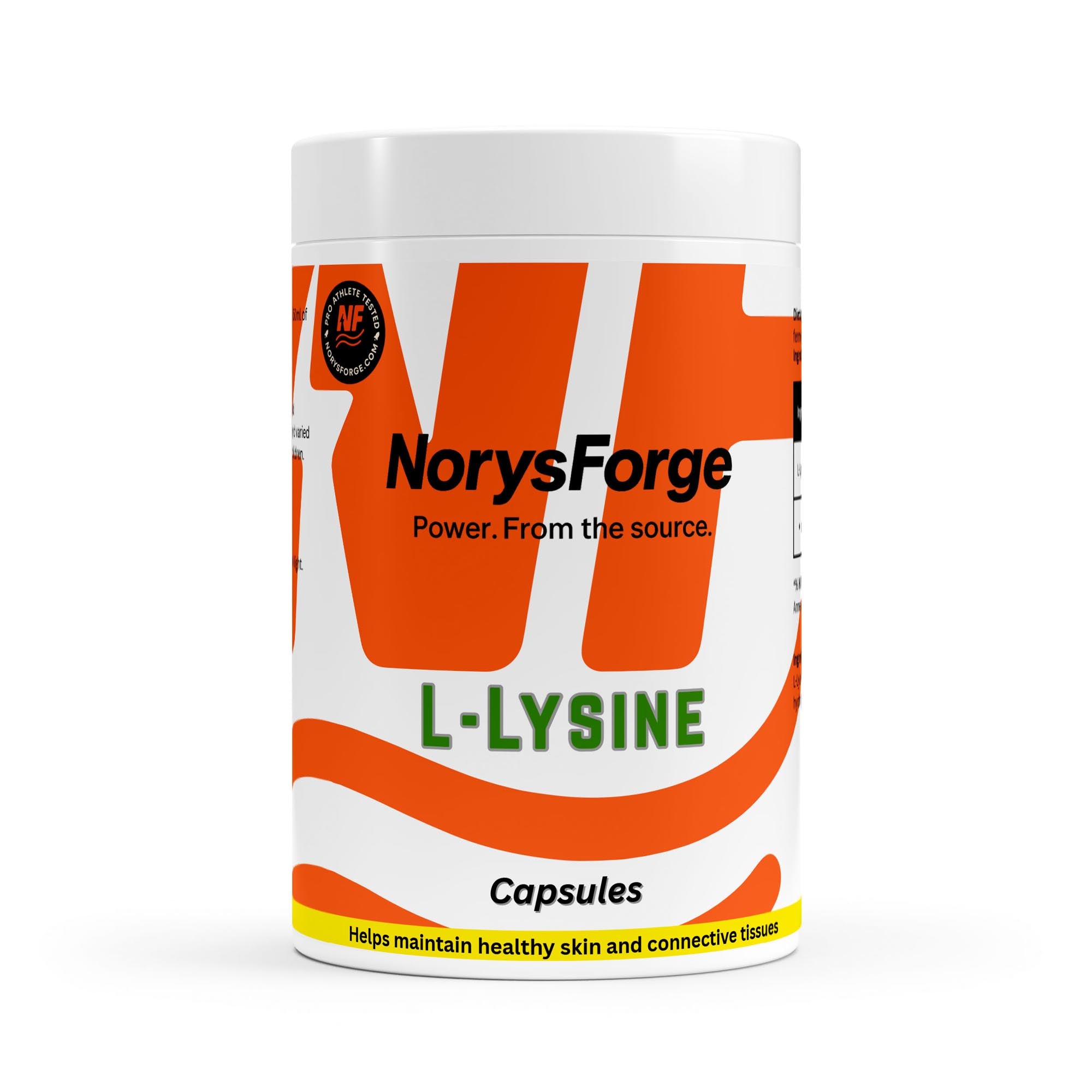 L-Lysine Capsules | 100 Vegan Capsules for Immune & Protein Support - NorysForge