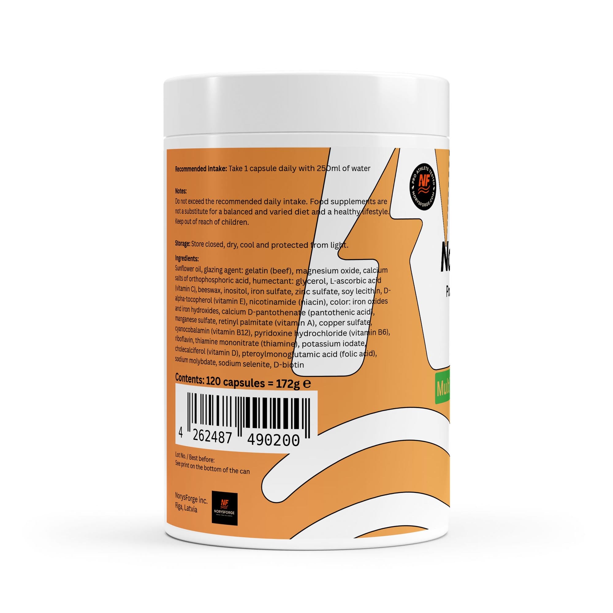 Multivitamin & Mineral Complex | 120 Softgels for Daily Health - NorysForge