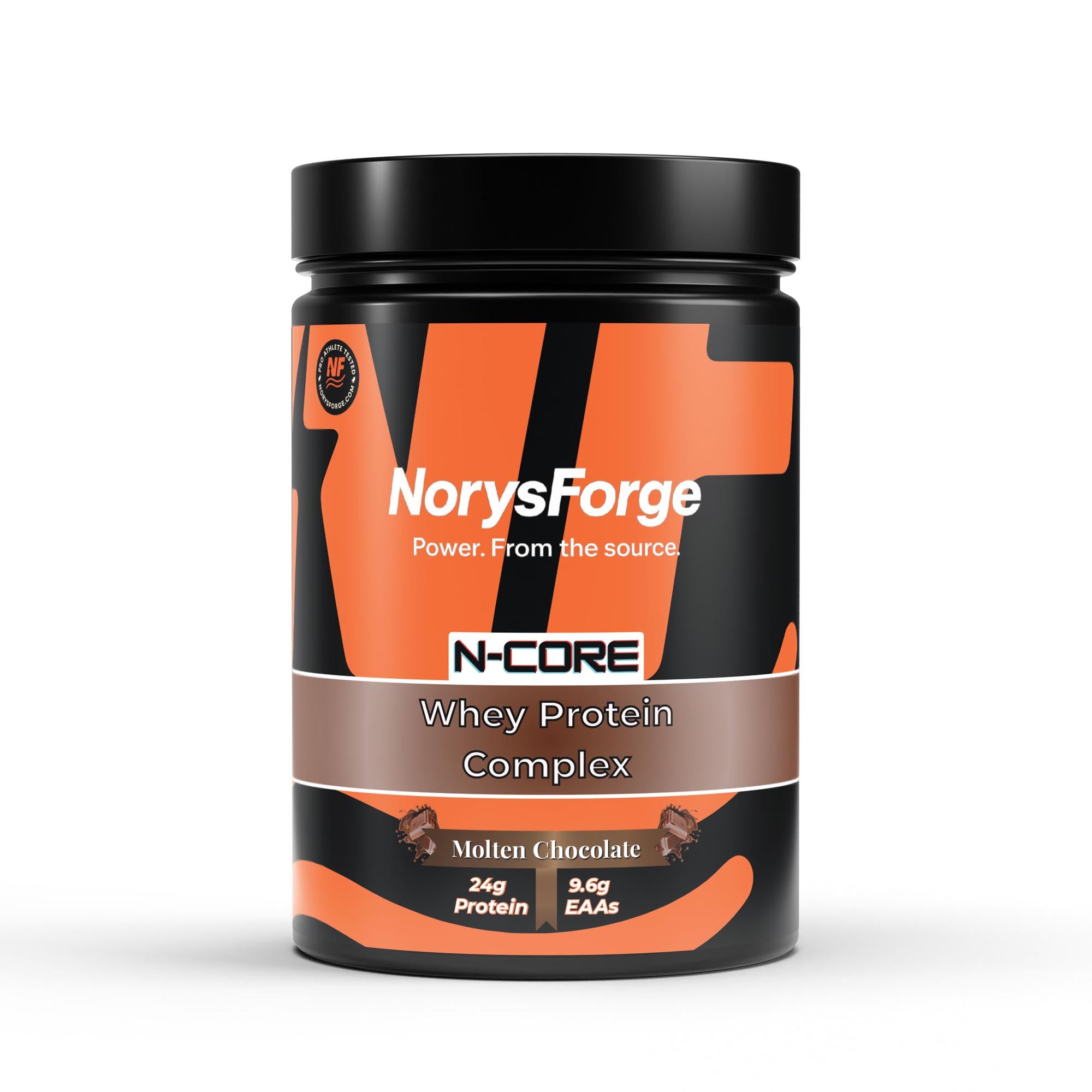 N-Core Premium Whey | Molten Chocolate | 1000g Complete Protein & EAAs - NorysForge