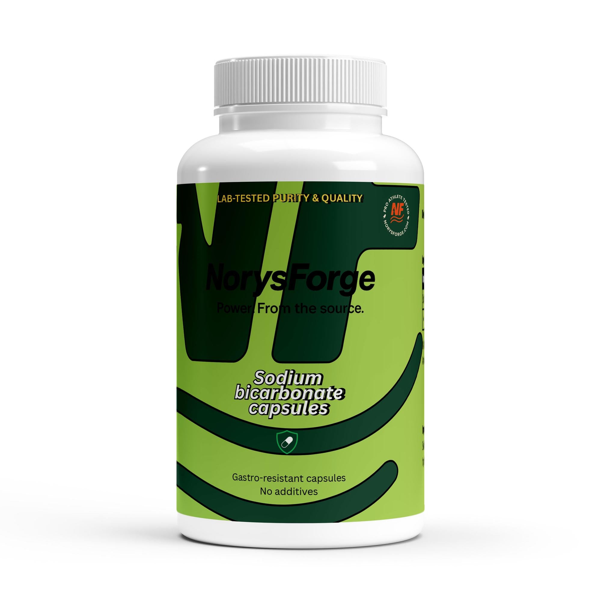 Sodium Bicarbonate DRcaps™ | 120 Delayed-Release Vegan Capsules - NorysForge