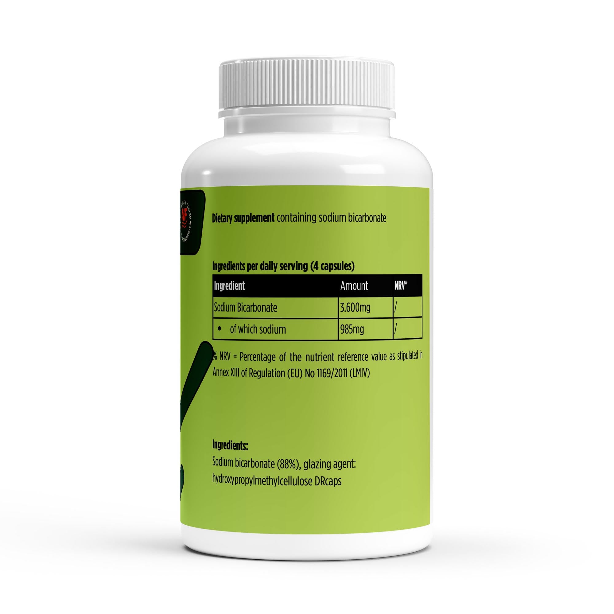 Sodium Bicarbonate DRcaps™ | 120 Delayed-Release Vegan Capsules - NorysForge