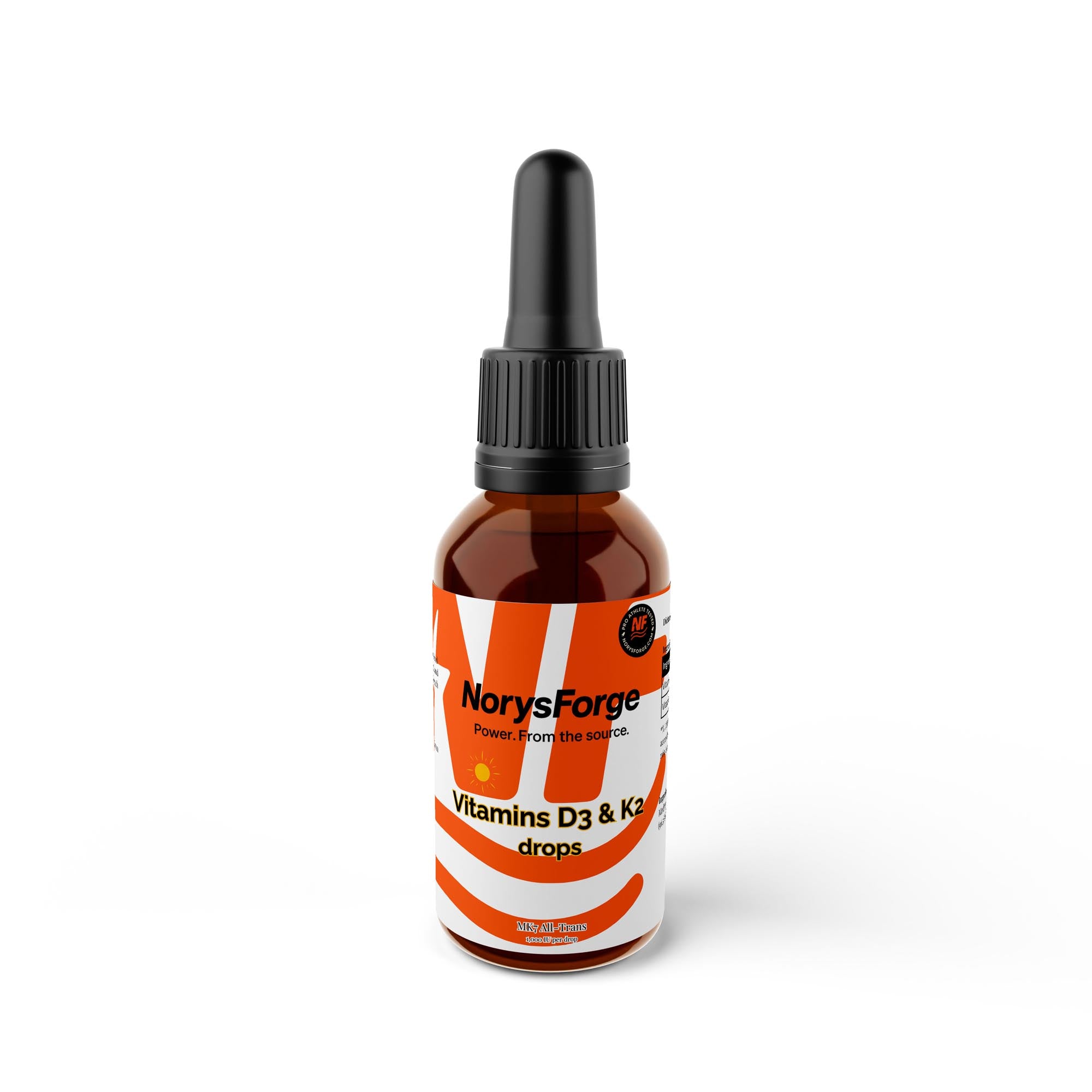 Vitamin D3 + K2 Drops | 1000 IU | 1700 Daily servings - NorysForge