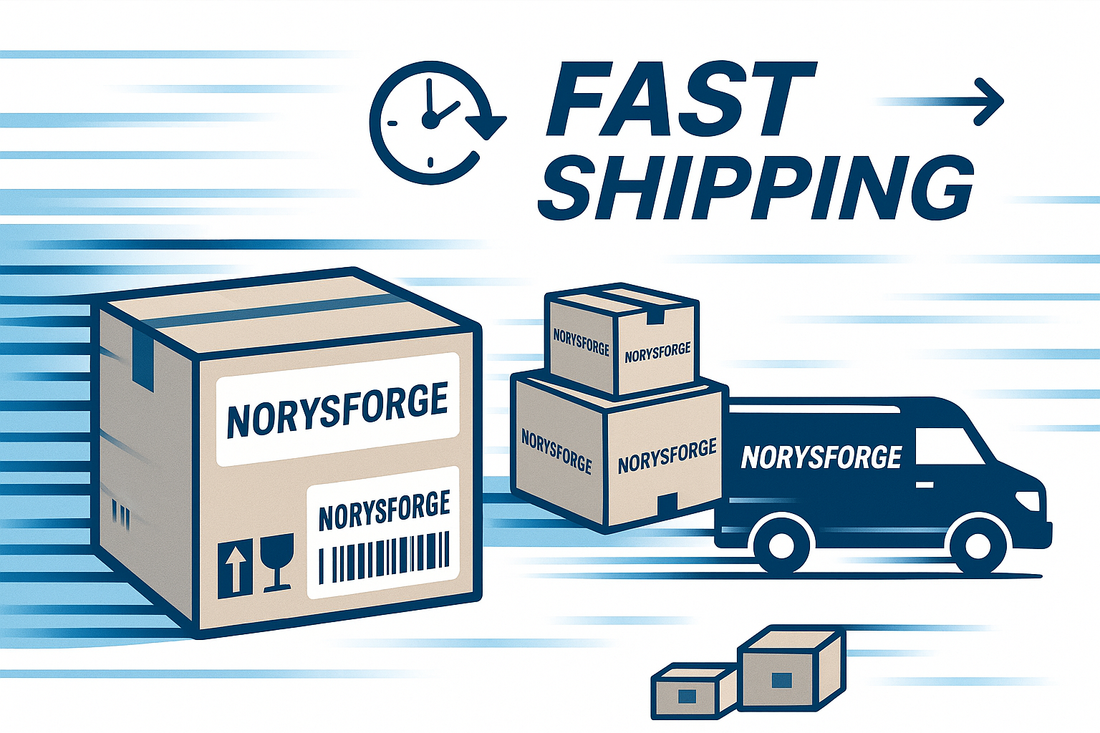 Fast Same Day Shipping for a Supplement and Nutrition Protein brand company NorysForge