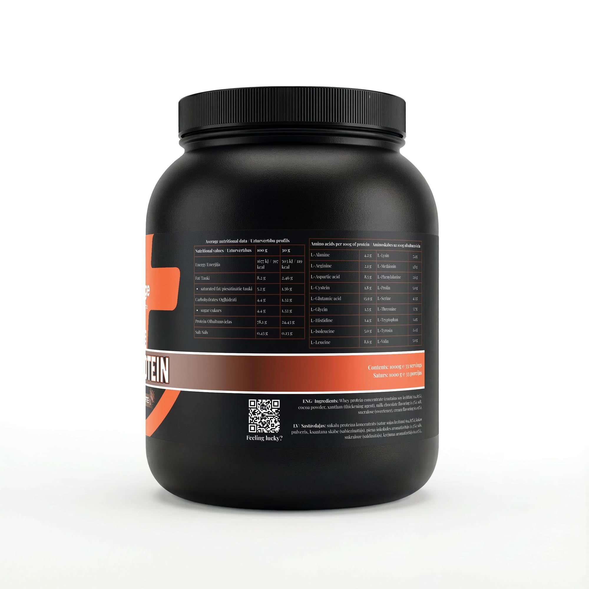 N-Core Premium Whey | Molten Chocolate | 1000g Complete Protein & EAAs - NorysForge - Best Powder in Europe