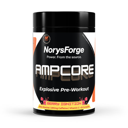 AmpCore Pre-Workout | Raspberry | 520g - NorysForge 
