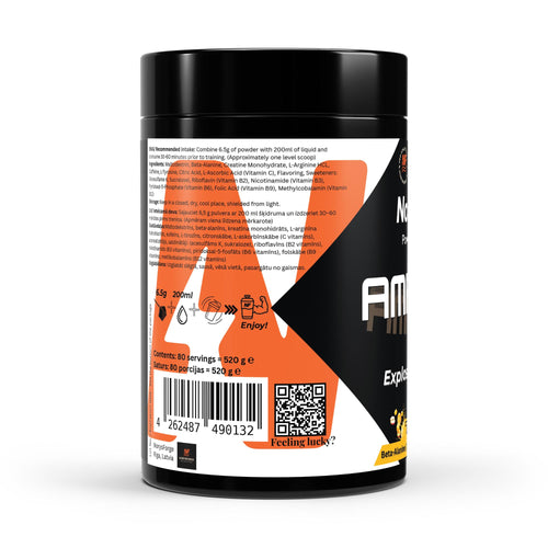 AmpCore Pre-Workout | Tutti Frutti | 520g - NorysForge 