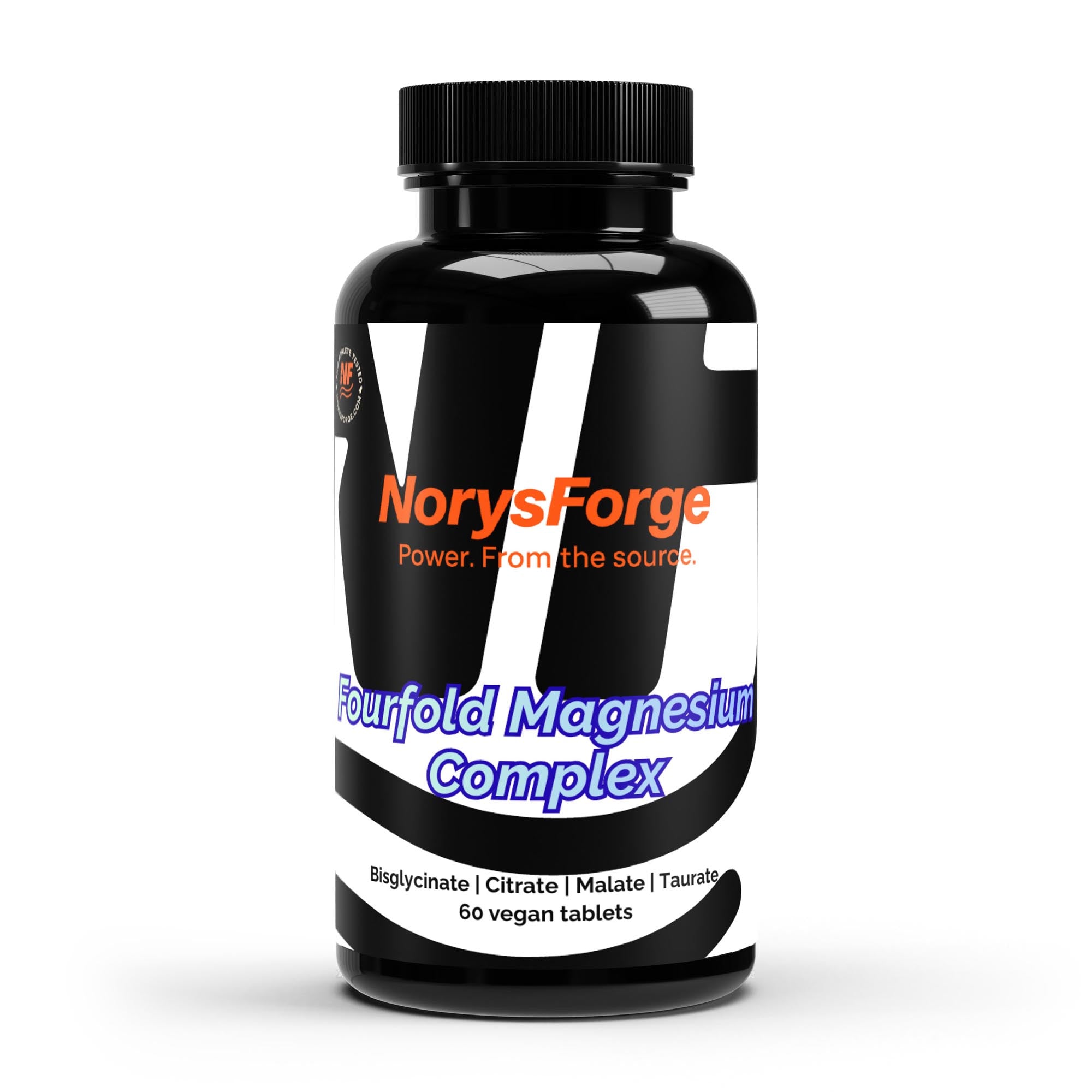 Magnesium 4-in-1 Complex - 60 Vegan Tablets - NorysForge - Best Capsules & Tablets in Europe