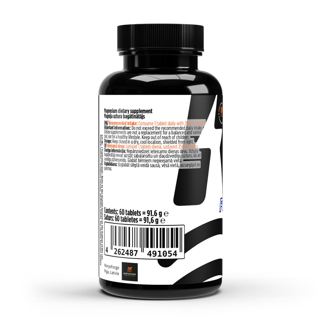 Magnesium 4-in-1 Complex - 60 Vegan Tablets - NorysForge - Best Capsules & Tablets in Europe