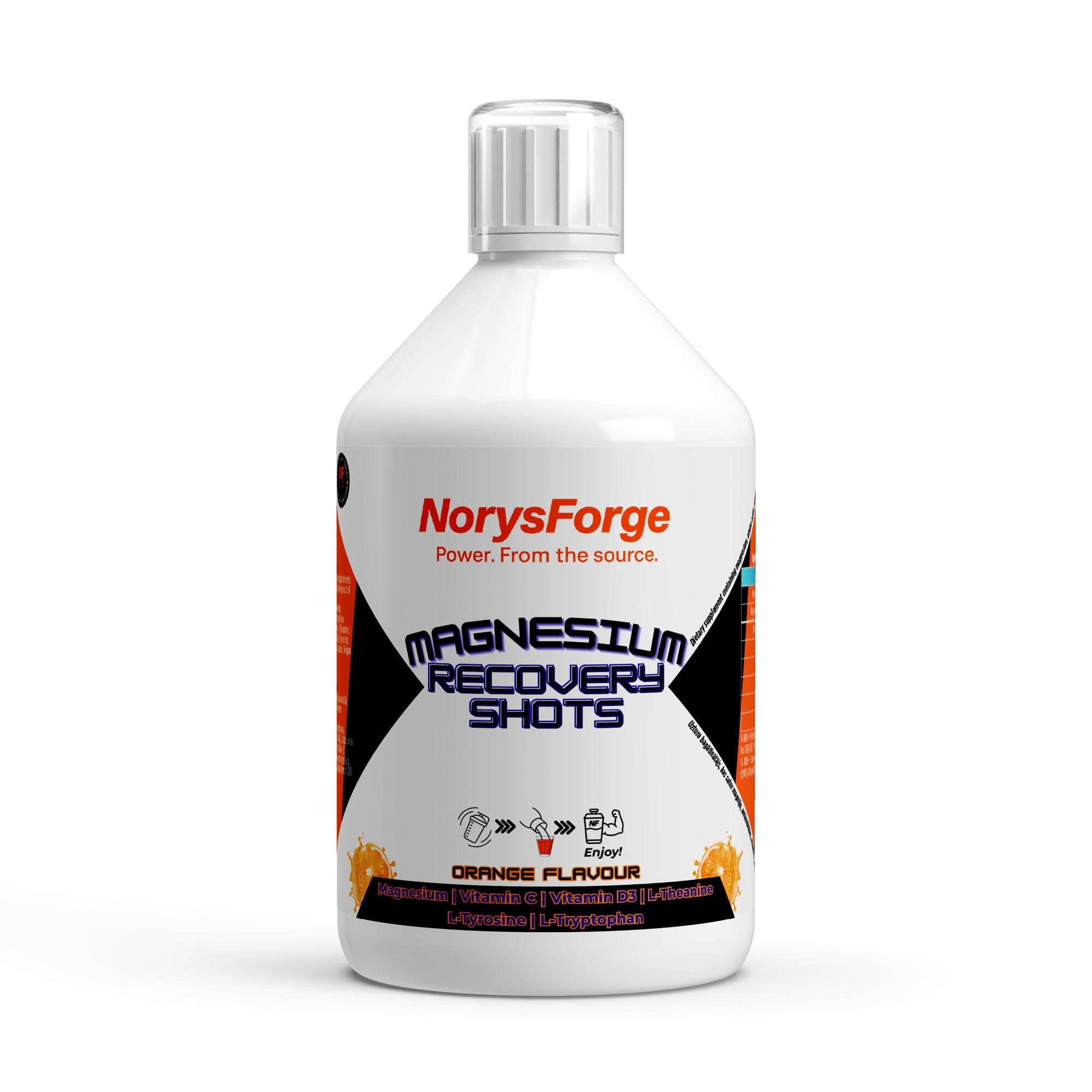 Magnesium Recovery Shots – 33 Shots – 500 ml - NorysForge - Best Energy Shots in Europe