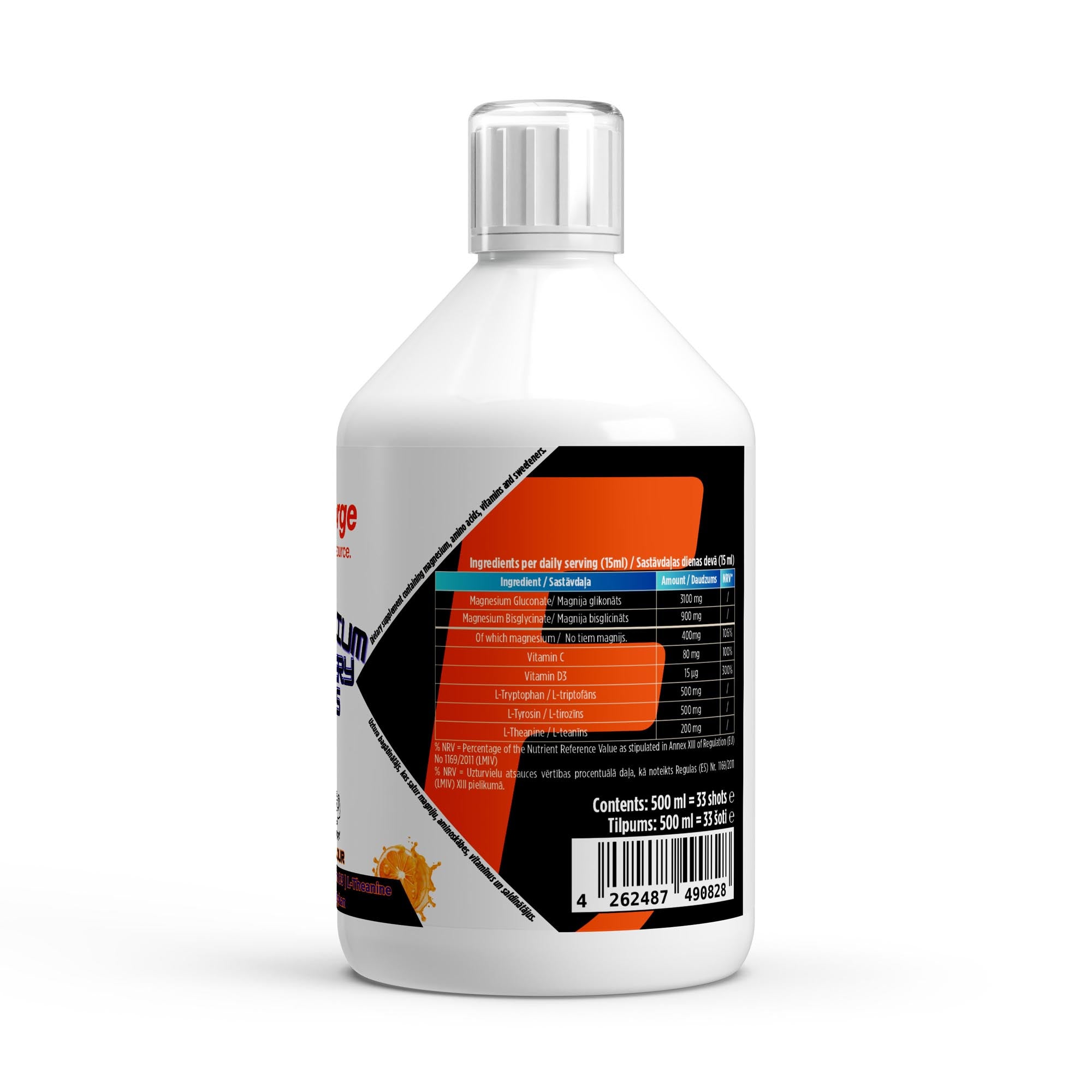 Magnesium Recovery Shots – 33 Shots – 500 ml - NorysForge - Best Energy Shots in Europe