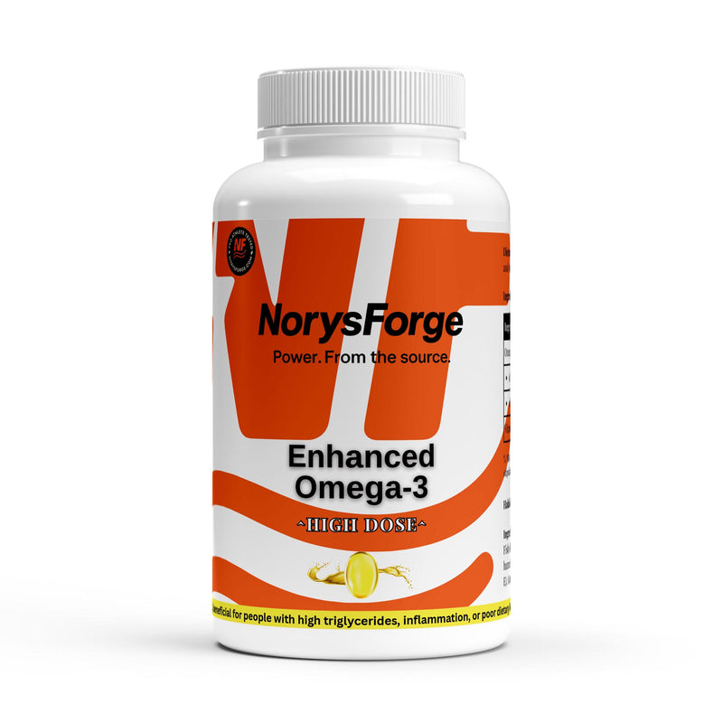 Enhanced Omega-3  | 140 Softgels for Heart & Brain Health - NorysForge 