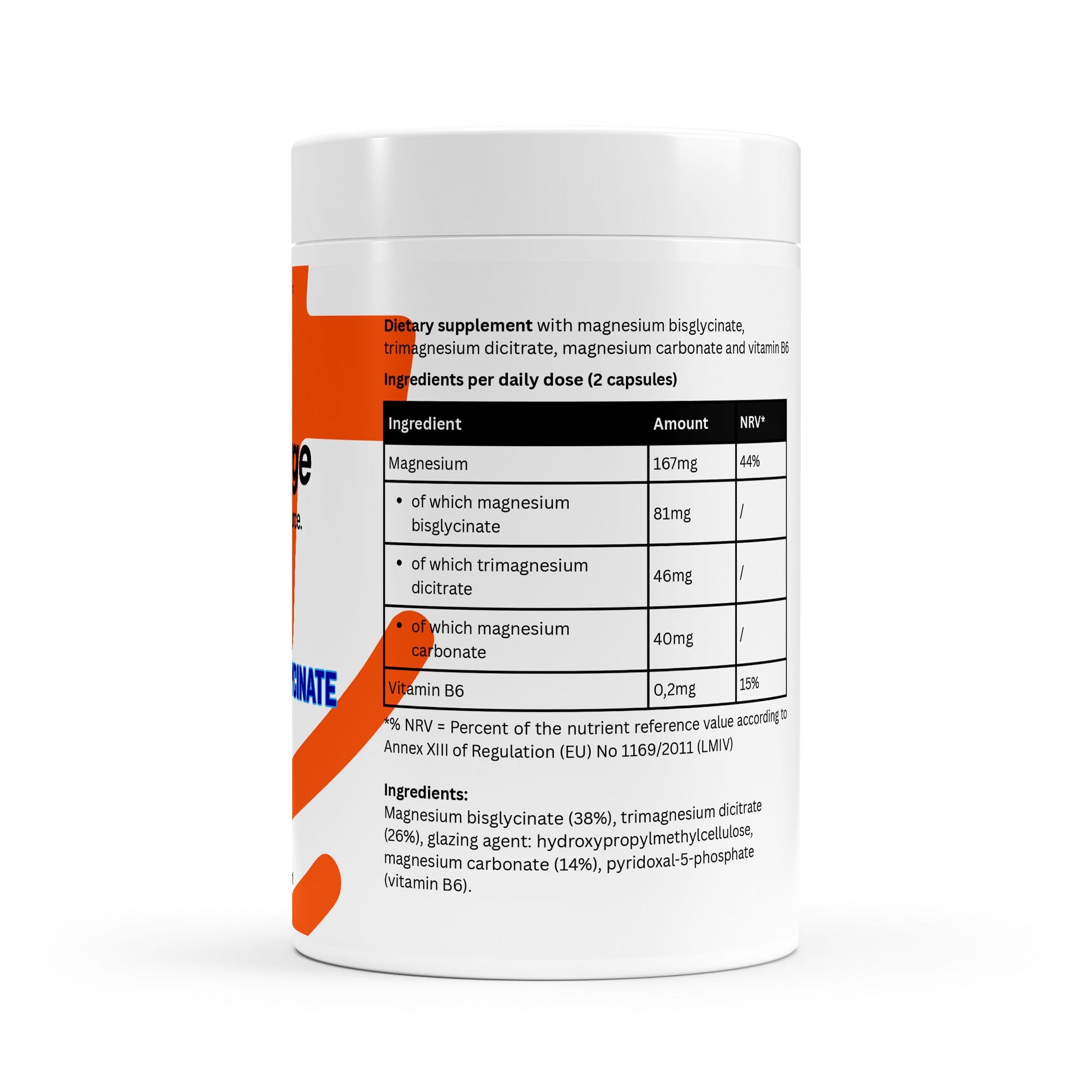 Magnesium Bisglycinate Complex + Vitamin B6 | 90 Capsules - NorysForge 