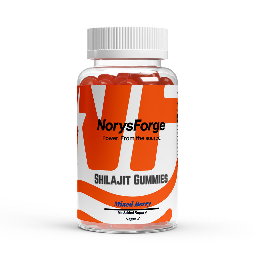 Premium Shilajit + Vitamin C, B6, B12 | 60 Gummies - NorysForge 