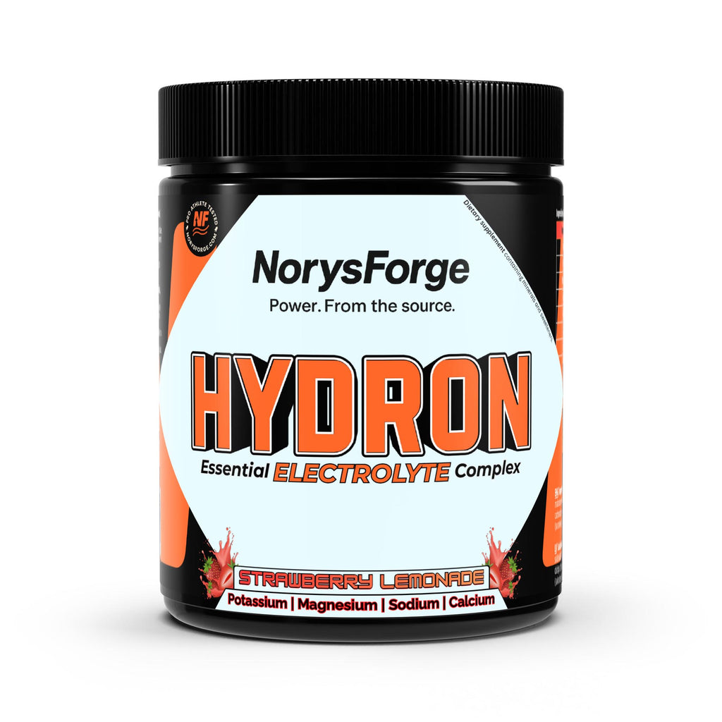 Hydron Essential Electrolyte Complex | Strawberry Lemon | 300 g - NorysForge - Best Powder in Europe