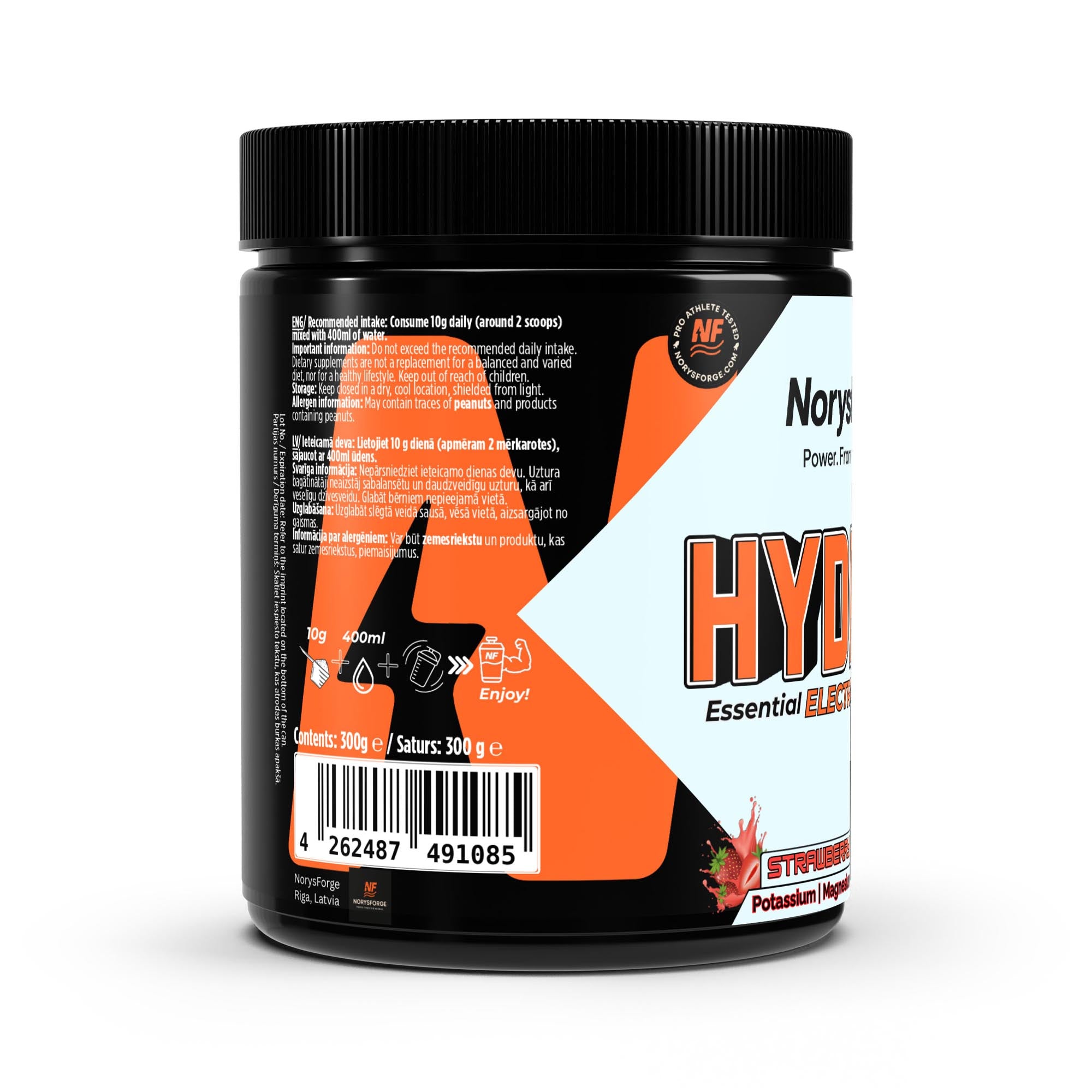 Hydron Essential Electrolyte Complex | Strawberry Lemon | 300 g - NorysForge - Best Powder in Europe