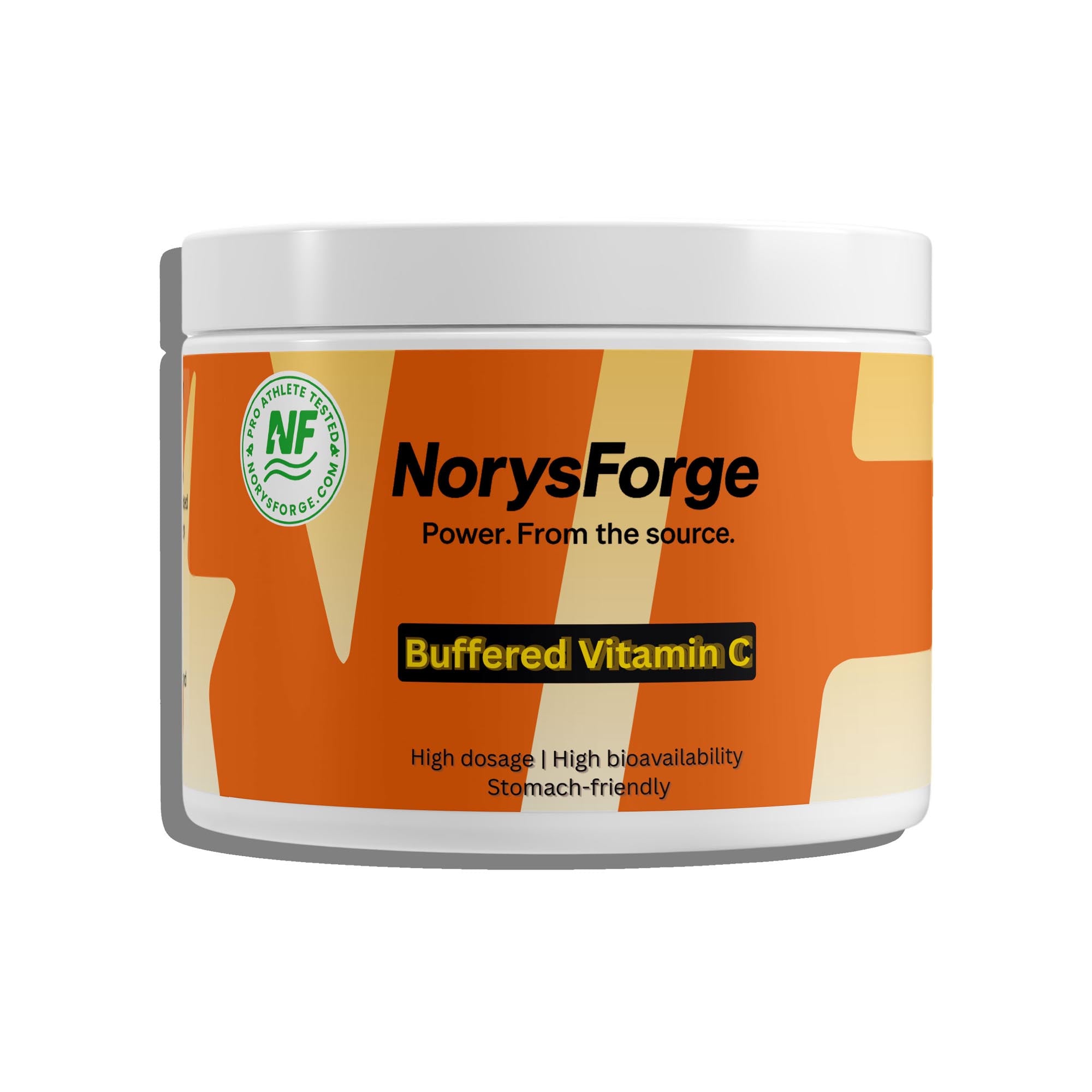 Large Buffered Vitamin C supplement with high dose for athlete use and immunity support - high bioavailability. 500mg - 360 capsules