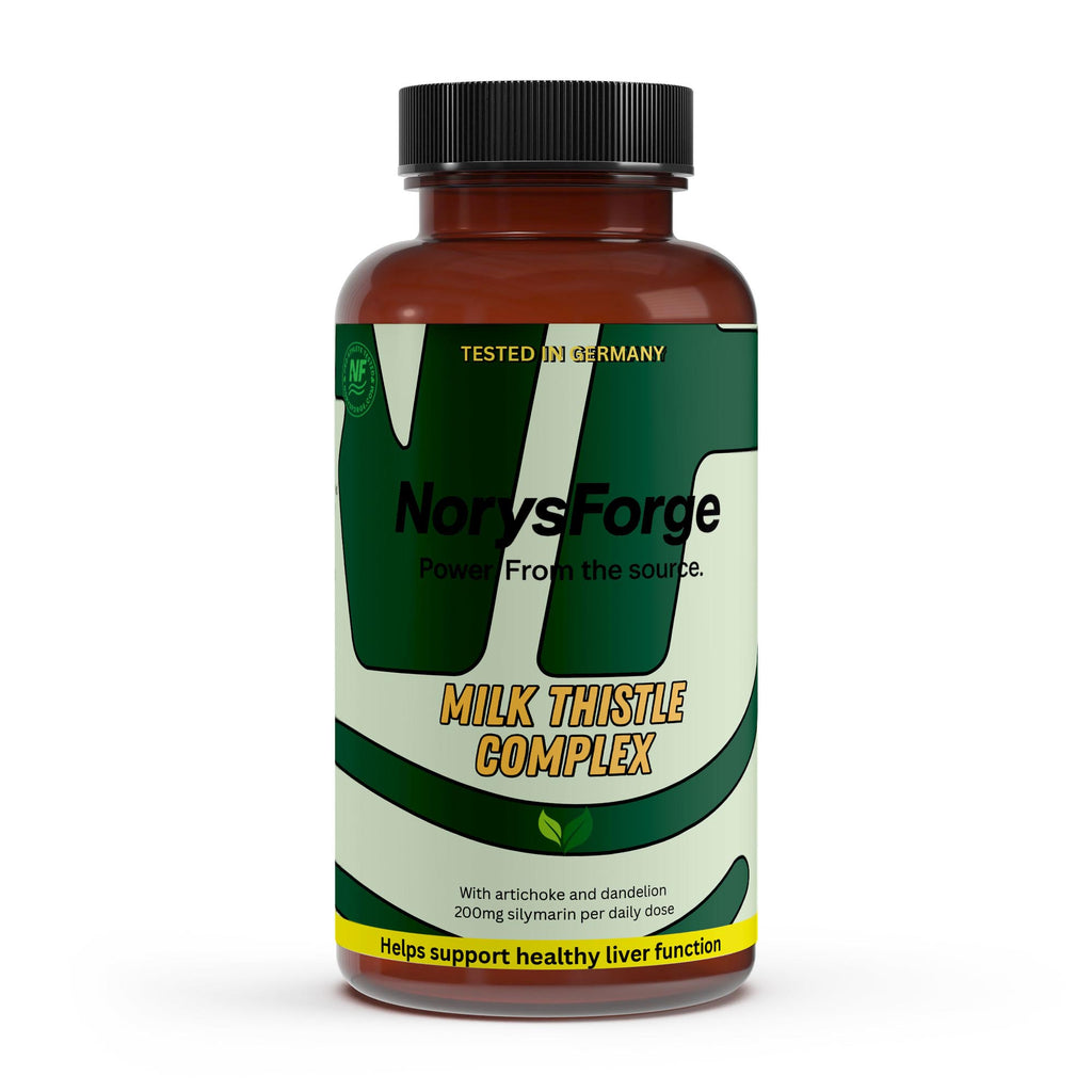 Milk Thistle + Artichoke + Dandelion Complex | 120 Vegan Capsules - NorysForge - Best Capsules & Tablets in Europe