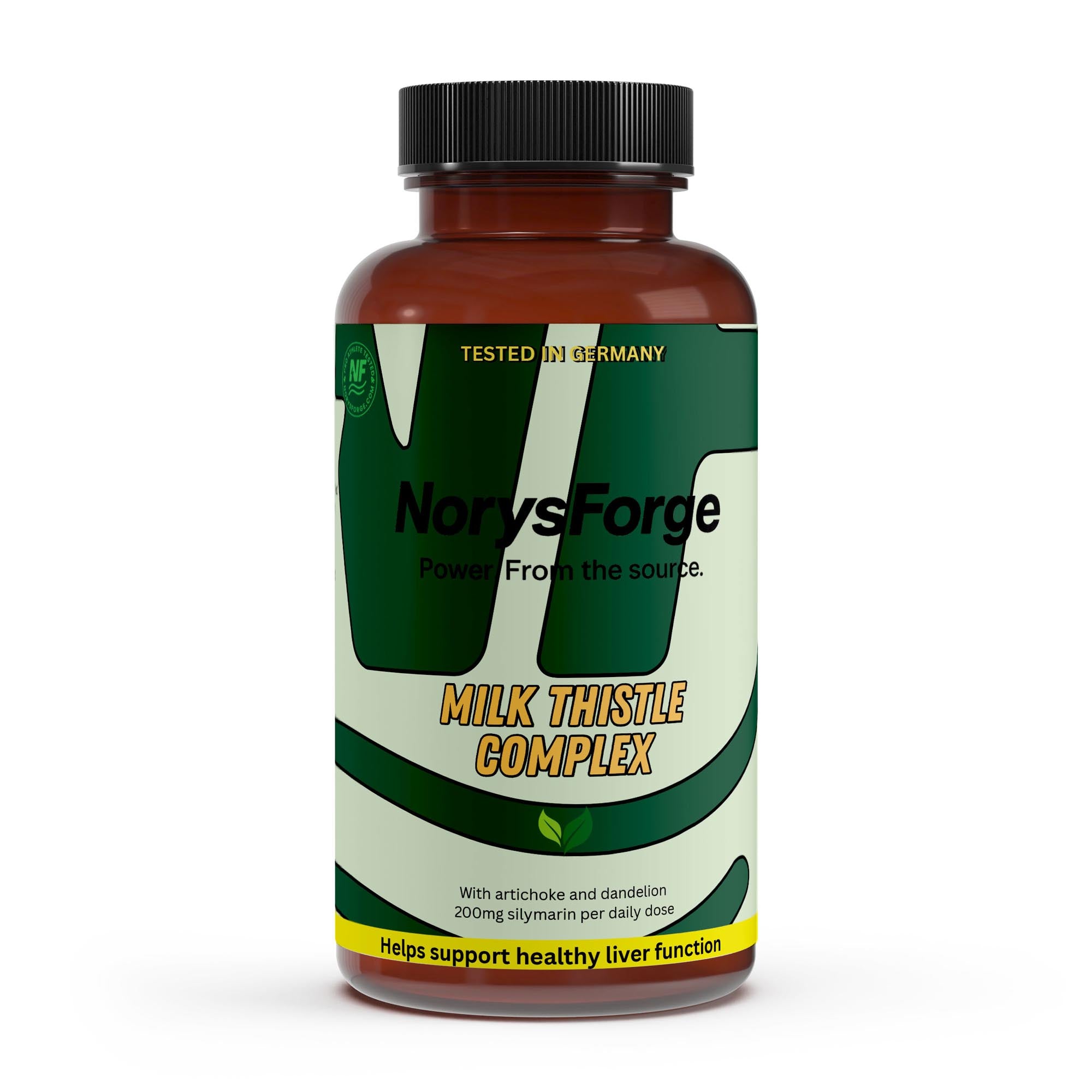 Milk Thistle + Artichoke + Dandelion Complex | 120 Vegan Capsules - NorysForge - Best Capsules & Tablets in Europe