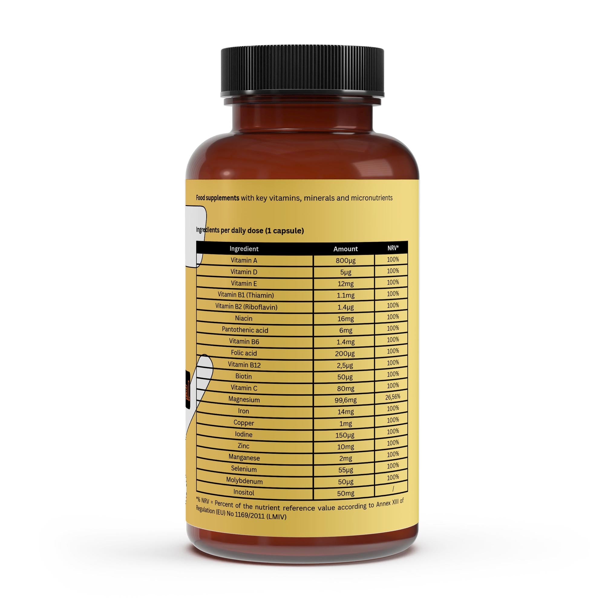 Multivitamin & Mineral Complex | 120 Softgels for Daily Health - NorysForge - Best Softgels in Europe