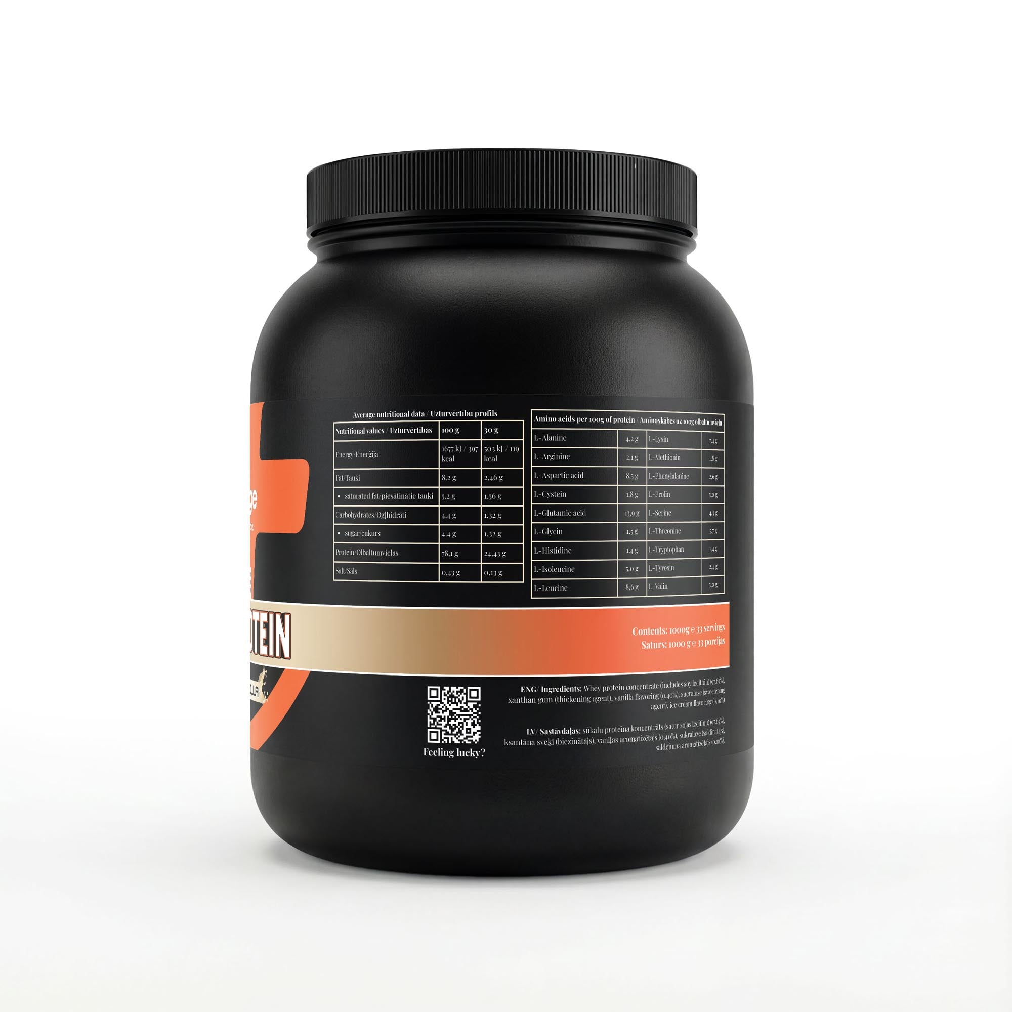 N-Core Premium Whey | Madagascar Vanilla | 1000g Complete Protein & EAAs - NorysForge - Best Powder in Europe